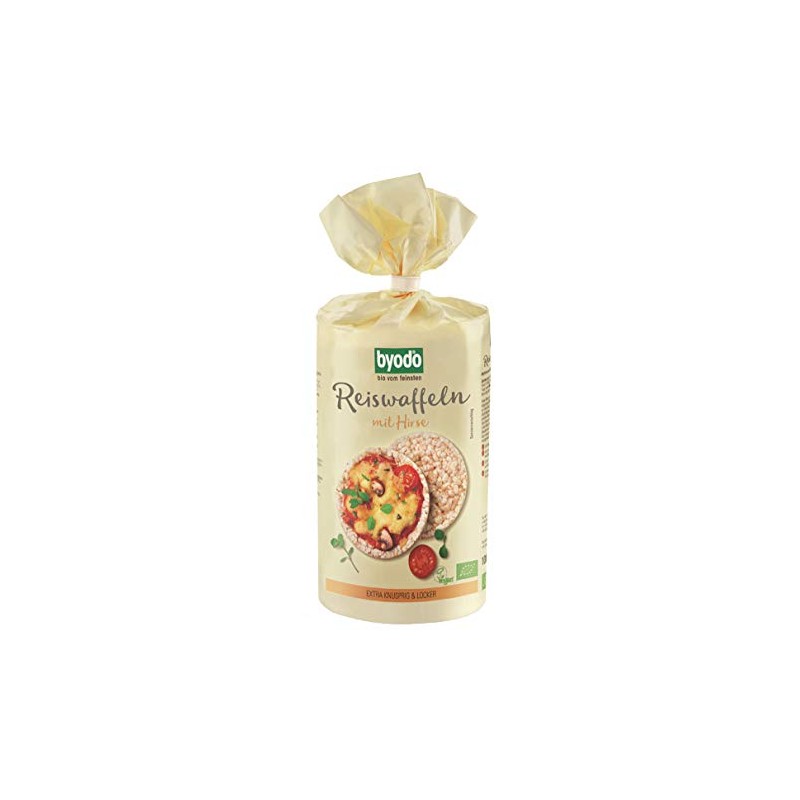Organic Rice Waffles with Millet 200 g - Byodo, Double