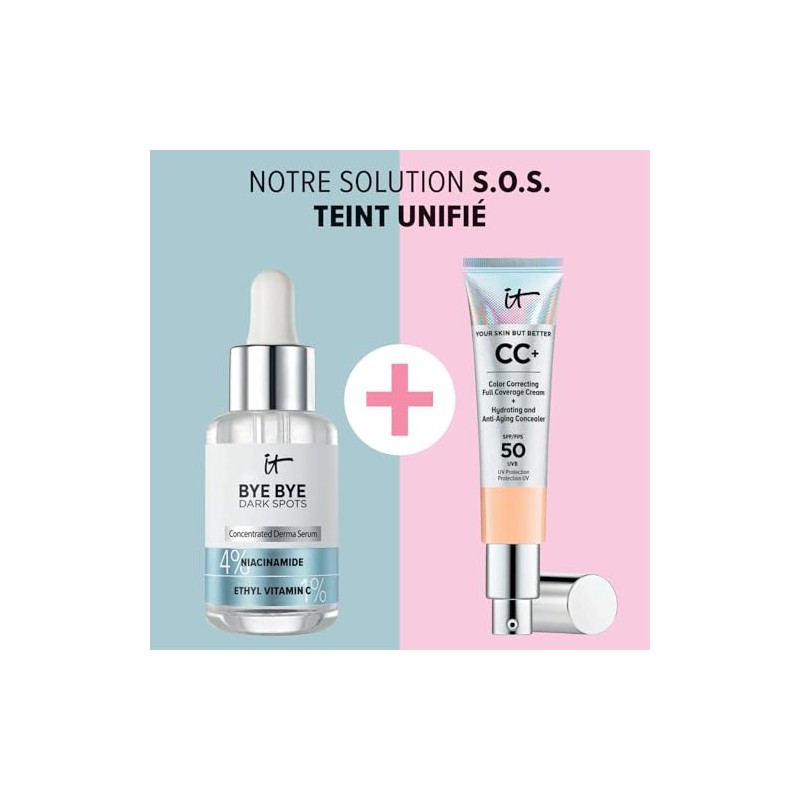 It Cosmetics Bye bye Dark Spots, Serum, Suero 4% Niacinamida