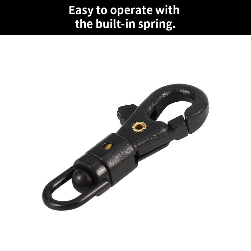 Mini Swivel Carabiner Hook, 5 Pieces Mini Screw Carabiner Key