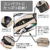 Kenko 574210 Shoulder Bag LOGOS Canvas Shoulder Bag, Khaki M-KH,