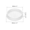 sourcing map 20Pcs 50mm/2in Air Vents Circular Soffit Vents, White