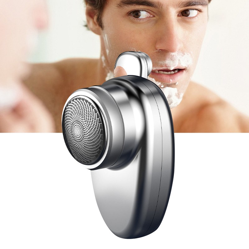 Portable Handheld Electric Groomer Pocket Size Rechargeable Washable Dual Head
