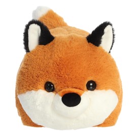 Aurora® Adorable Spudsters™ Fitz Red Fox™ Stuffed Animal - Round Shape Makes for Comforting Cuddles for Kids All Ages and Animal Loving Adults - 10 Inches