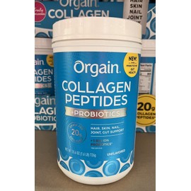Organ Orgain Collagen + Probiotics Unflavored, 1.6 Lbs