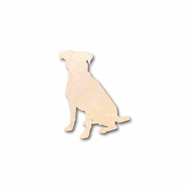 Unfinished Wood Dog Silhouette Craft up to 46" DIY 5" / 1/8"