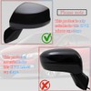 MUXEE Side Mirror Cover, for Honda Civic 2012 2013 Turn