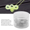 10pcs Luminous Camping Tent Pegs Set ABS 3 Hole Screw