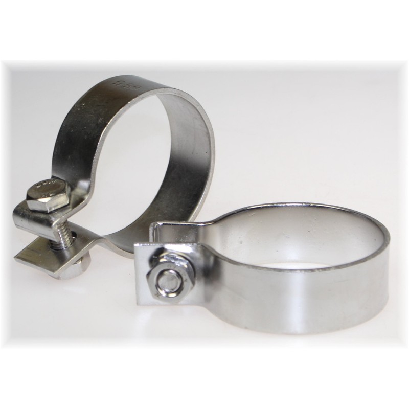 1 x 68.5 mm DIN Clamp Galvanised Steel 2.70 Inch