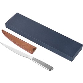 Yokoyama Enjuku NO WAZA Stainless Steel Letter Opener Case / Brown LOP-700