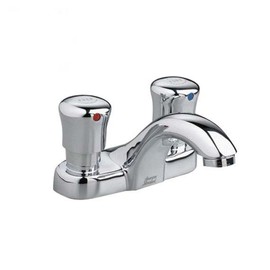American Standard 1340225.002 Metering 4-Inch Centerset 2-Handle Faucet 1.0 gpm/3.8 Lpf