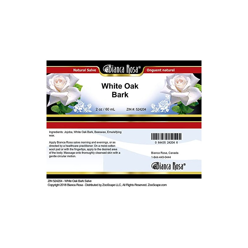 Bianca Rosa White Oak Bark Salve (2 oz, ZIN: 524204)