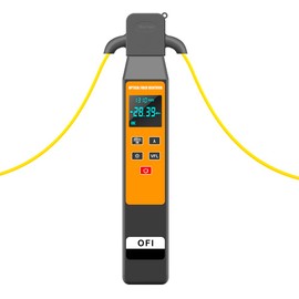 QIIRUN TM501 3 in 1 Live Fiber Optical Identifier 800-1700nm with OPM and VFL Functions for 0.25 0.9 2.0 3.0mm Optical Fibers, Optical Fiber Traffic Detector Easy Operation