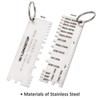 2pcs Wire/Metal Sheet Thickness Gauge 229895 Welding Gage Plated Size