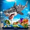 ONITUOFO Mechanical Shark Building Set for Adult,Movable Fish Ocean Building