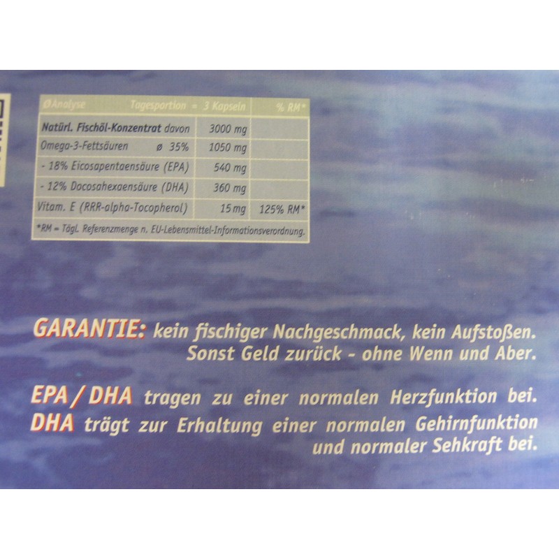 GESUNDFORM Omega-3 1,000 mg Capsules Pack of 180