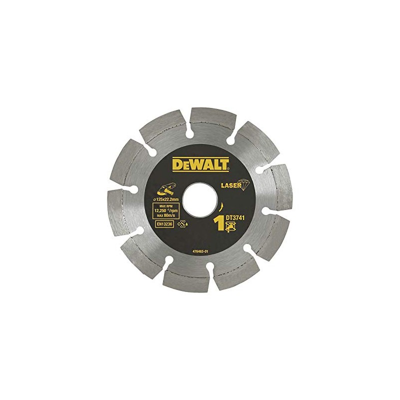 Dewalt DT3741-XJ DT3741-XJ-Disco de Diamante 125x22.2mm