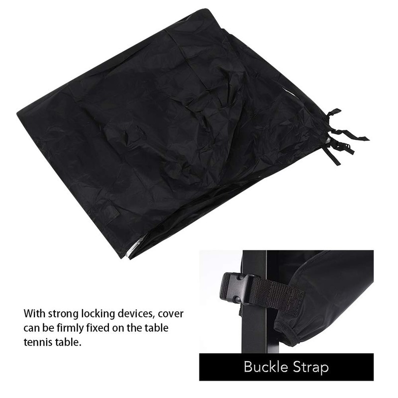 Jenngaoo Table Tennis Tablecloth, Foldable Table Tennis Table Cover, Polyester,