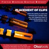 Olsa Tools Aluminum Socket Organizer, 3pc Set - Orange Socket