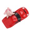 Pig Statue UV Resistant Coating Handcraft Resin Pig Figurine Red