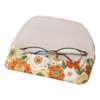 Pearl Eyeglass Case, Eyeglass Case, Semi-Hard Case, Magnetic, Unisex, Flower
