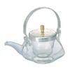 Hario "Hakkaku Chirori" Sake Cooler, 360ml, Embossed Silver