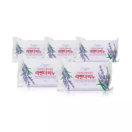 DS_CnG 동서씨앤지 향이 좋은 라벤더 세수 비누 150g 5개 클렌징 세안 손씻는 세정 미용 DS CNG Good Scent Lavender Cleansing Soap 150g 5pcs Hand Wash Beauty