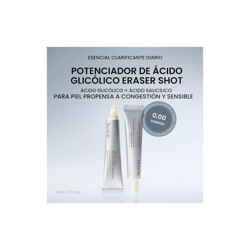Arencia Eraser Shot Serum Glycolic Acid Booster with Aha Bha