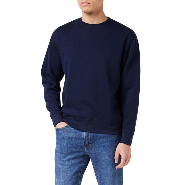 Fruit of the Loom Men's Set-In Premium Sweater, Deep Navy,