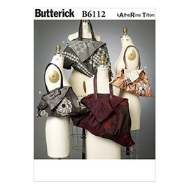 Butterick Patterns B6112 Bags, One Size Only