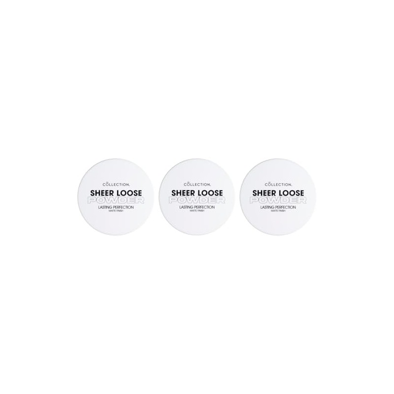 Collection Cosmetics Lasting Perfection Sheer Loose Powder, Lightweight Powder, Translucent,