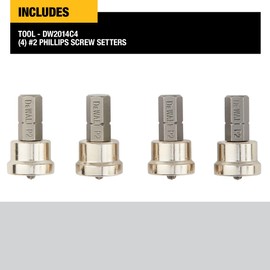 Dewalt DW2014C4 Drywall Screw Setter (4-Pack)