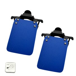 XII WY 2 Packs International Standard Shooting Glasses Patches for Glasses Shooting Blinder for Glasses Occluder Eye Mask Archery Target Aid Blue