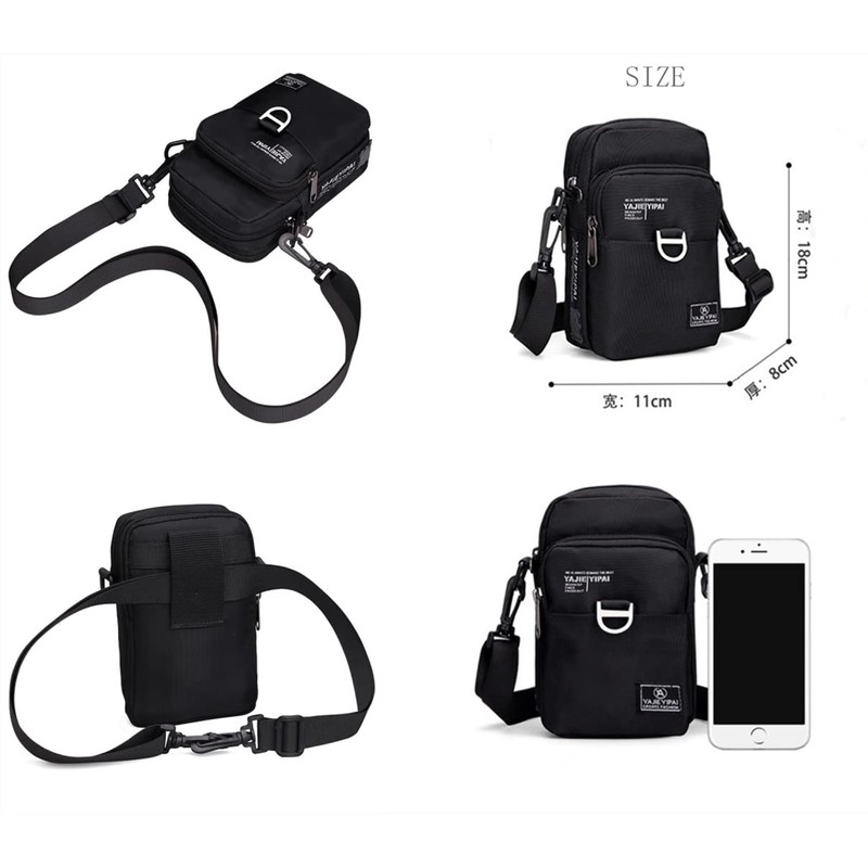 Gincci Men's Shoulder Bag, Mini Bag, Crossbody Bag, Leisure Bag,