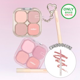 nobev Under Eye Mood Aegyosal Palette Set (Warm Tone / Cool Tone) (+Concealer) - [SET] Cool Tone