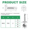 Self Tapping Screw, 410 Stainless Steel Drilling Screw M4.2 *