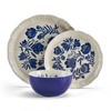 Pfaltzgraff Madison 12-Piece Stoneware Dinnerware Set - Organic Coupe Design