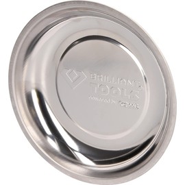 BRILLIANT TOOLS BT691160 Stainless Steel Magnetic Plate Diameter 15 cm [Powered by KS Tools]