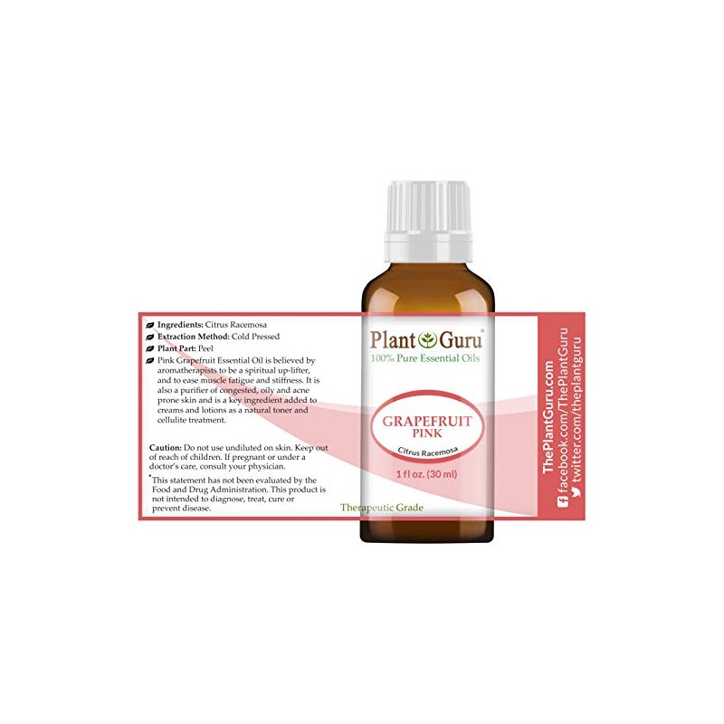 Pink Grapefruit Essential Oil 1 oz / 30 ml 100%