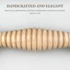 Jaasuee Wooden Foot Roller, Multi-Use Massager for Plantar Fasciitis Relief,