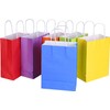 Gift Bag Kraft Paper Party Gift Bag with Handle Rainbow