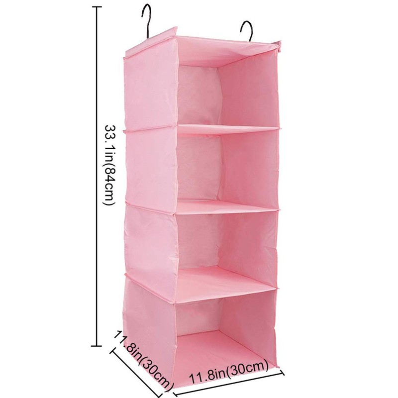 Marstree Hanging Closet Shelves Organizer 3 4 6 Shelves with
