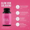 Glow Hsn Colágeno Marino Ácido Hialurónico Biotina 120