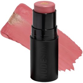 Nudestix Nudies Matte + Glow Core – Dual-Core Cream Blush Stick with Matte Color & Radiant Glow Balm for Cheeks, Eyes & Lips With Ceramides, Peptides & Vitamin E Pink Ice