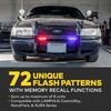 LAMPHUS PlanarFlash 6W Blue Red LED Surface Mount Police Grill