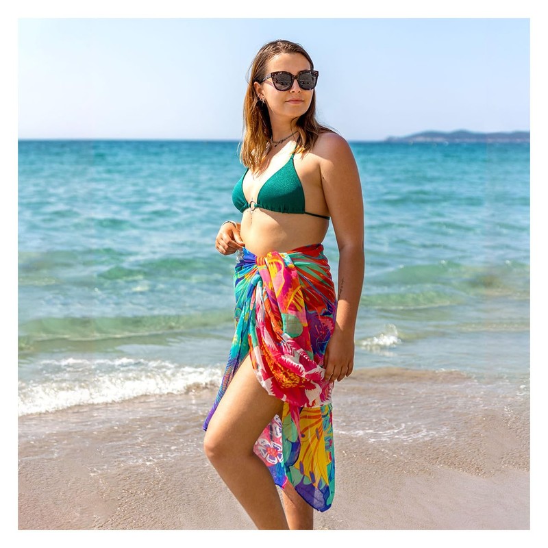 Pylones - Colourful Pareo Scarf for Walking - Bouquet -