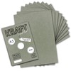 50 x Vintage Kraft Paper in Grey - DIN A5