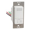 Square D X Series Dual Humidity & PIR Motion Occupancy/Vacancy Sensor Light & Fan Control, 3 Amp Single-Pole/1-way, Matte White