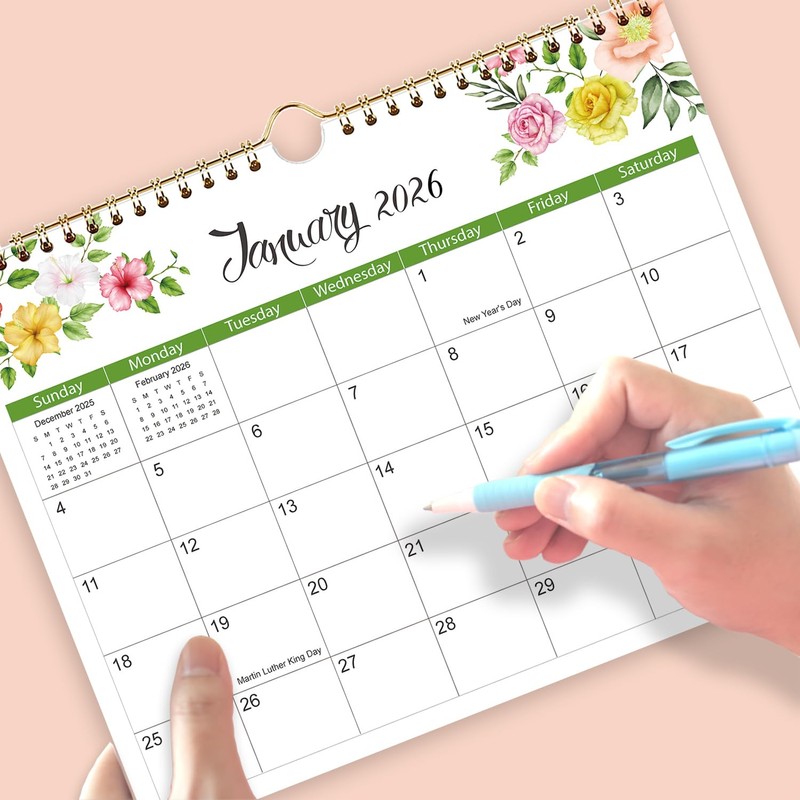 2026 Wall Calendar - 2026 Calendar, 18 Month Calendar Runs