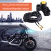 Keensso Motorcycle Handlebar Switch, Universal Motorcycle 7/8 Inch Handlebar Kill