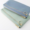 Slip-On OSL Passport Wallet Pouch Gold OSL-5802 Genuine Leather Wallet